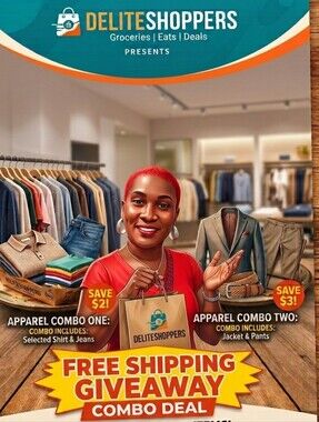 Deliteshoppers Free Shipping Giveaway Combo Deals